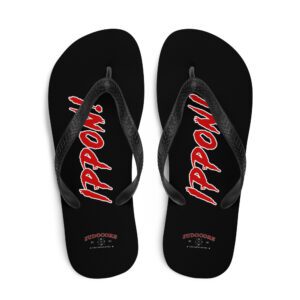 Stylish Judocore flip-flops designed for judo enthusiasts, showcasing a trendy design perfect for expressing your martial arts passion.